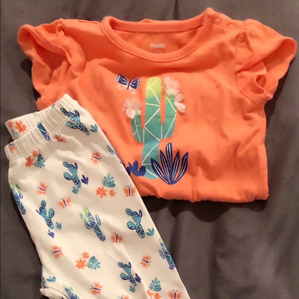 Gymboree outfit w/ bodysuit plus one bodysuit
